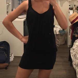 Little black halter dress
